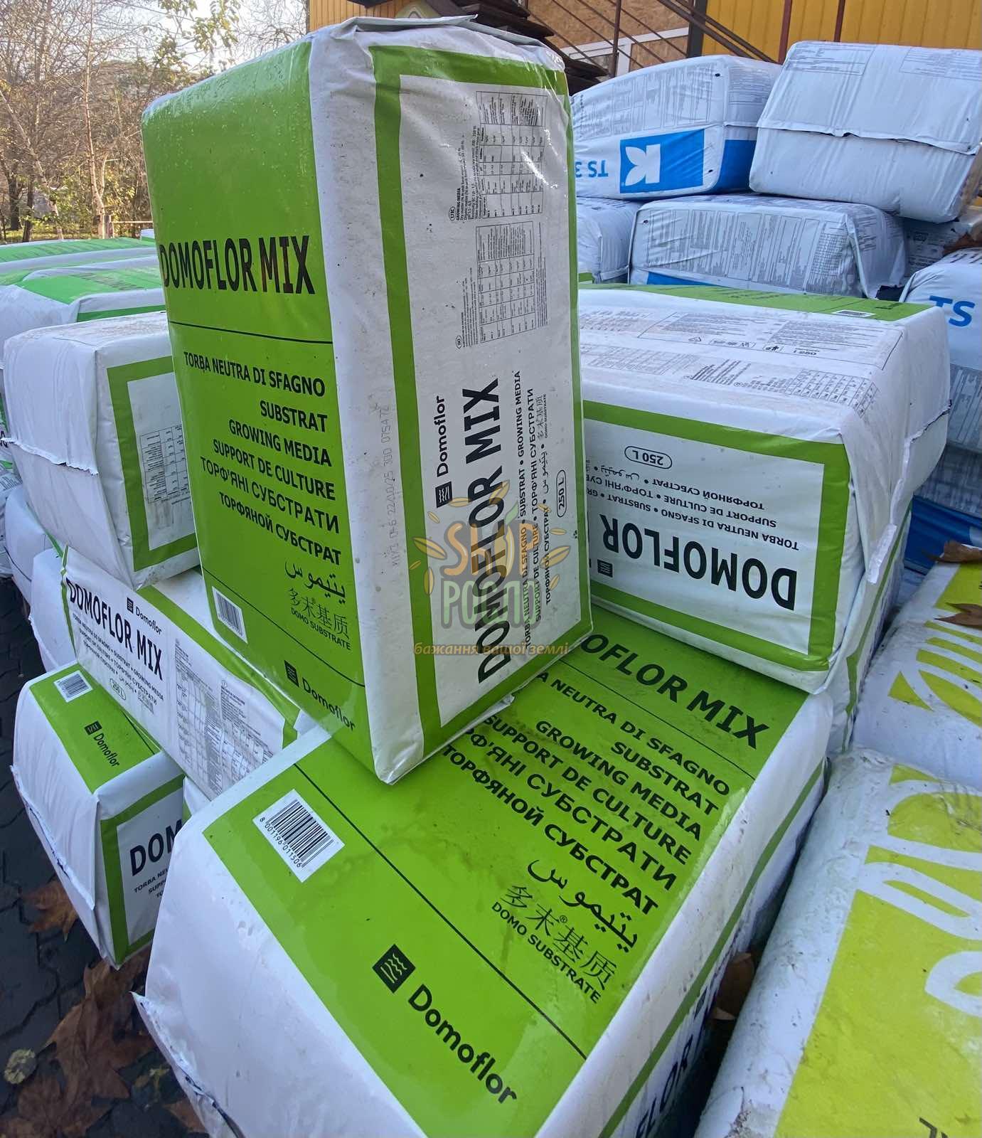 Торф'яний субстрат темний, 250 л Домофлор мікс 3 "DOMOFLOR mix3" , (Прибалтика)