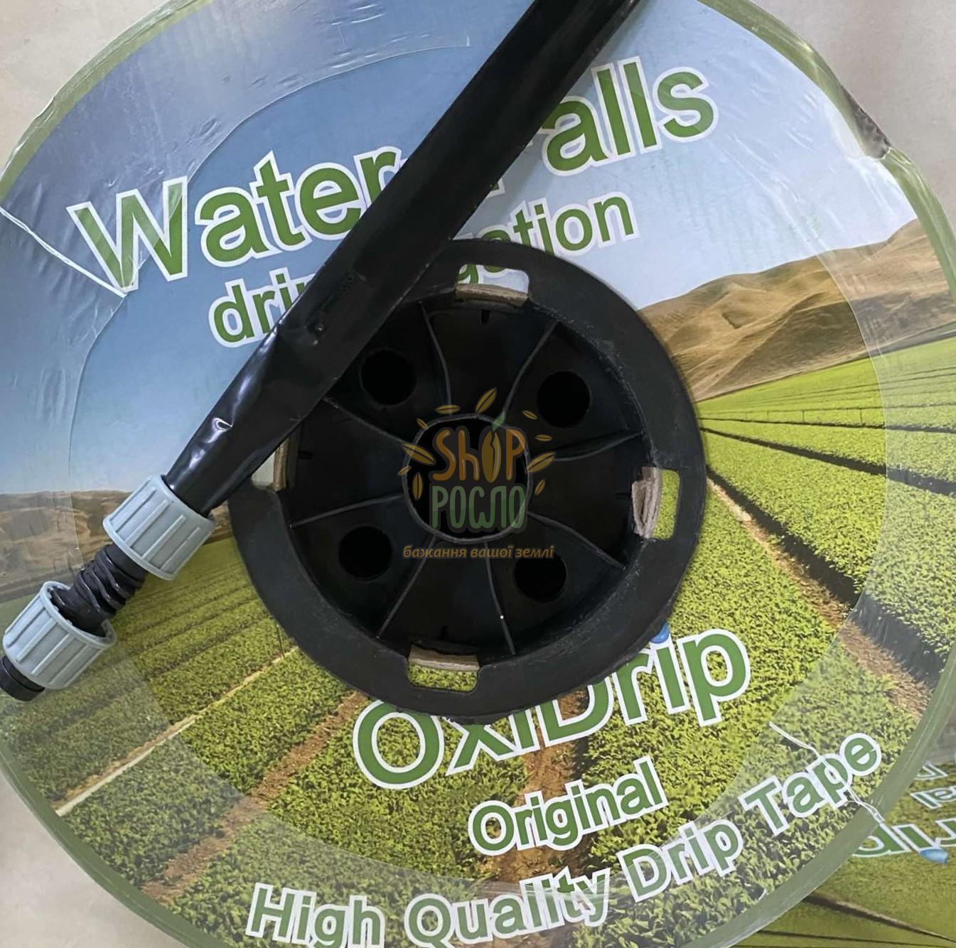 Крапельна  стрічка 8 mil/20 см, водовилив 1,38 л/г, емітерна, 500 м. "Oxi Drip" (Корея)