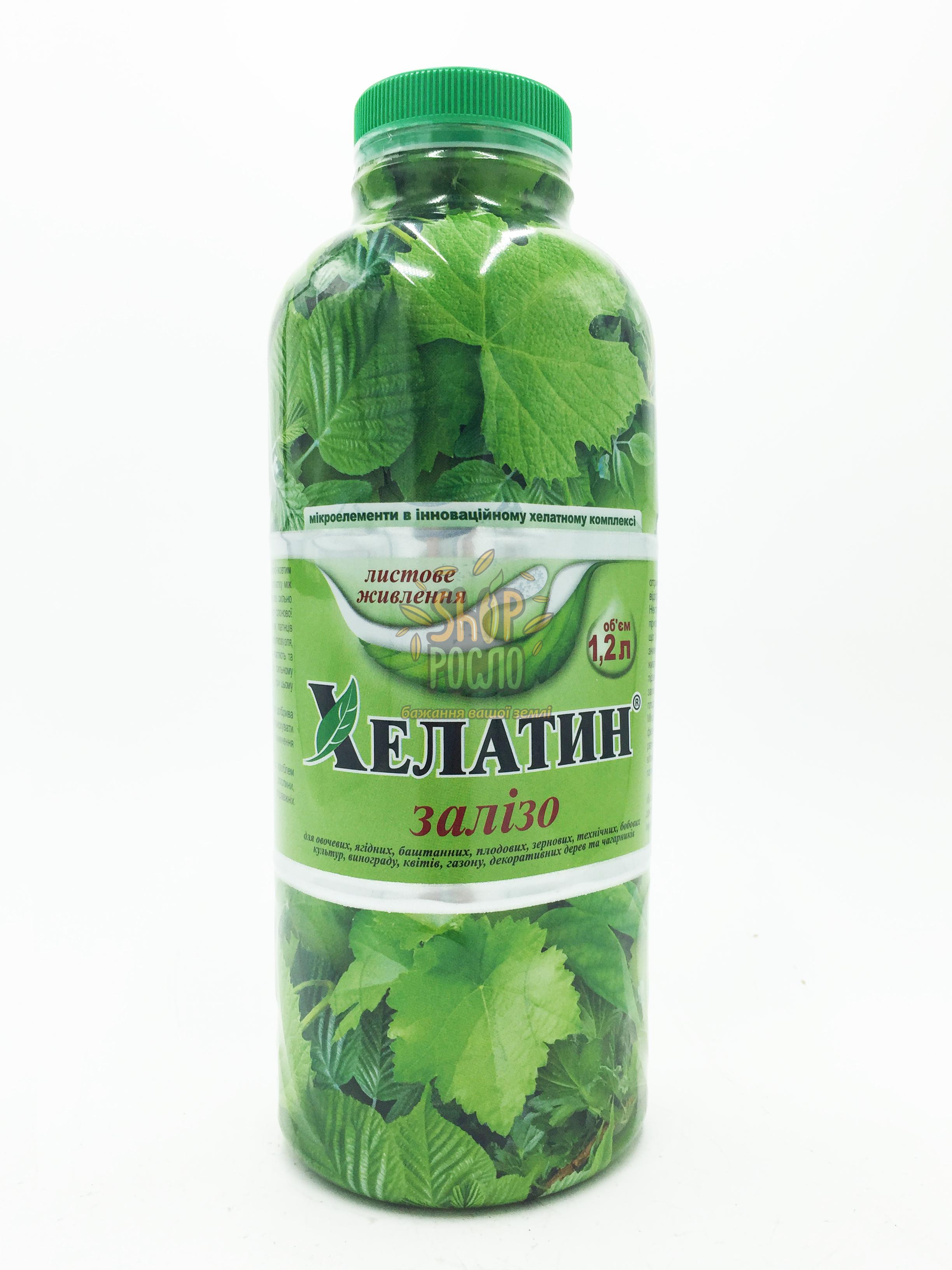 Хелатин Залізо, комплексне добриво, ТОВ "Кіссон" (Україна), 1,2 л