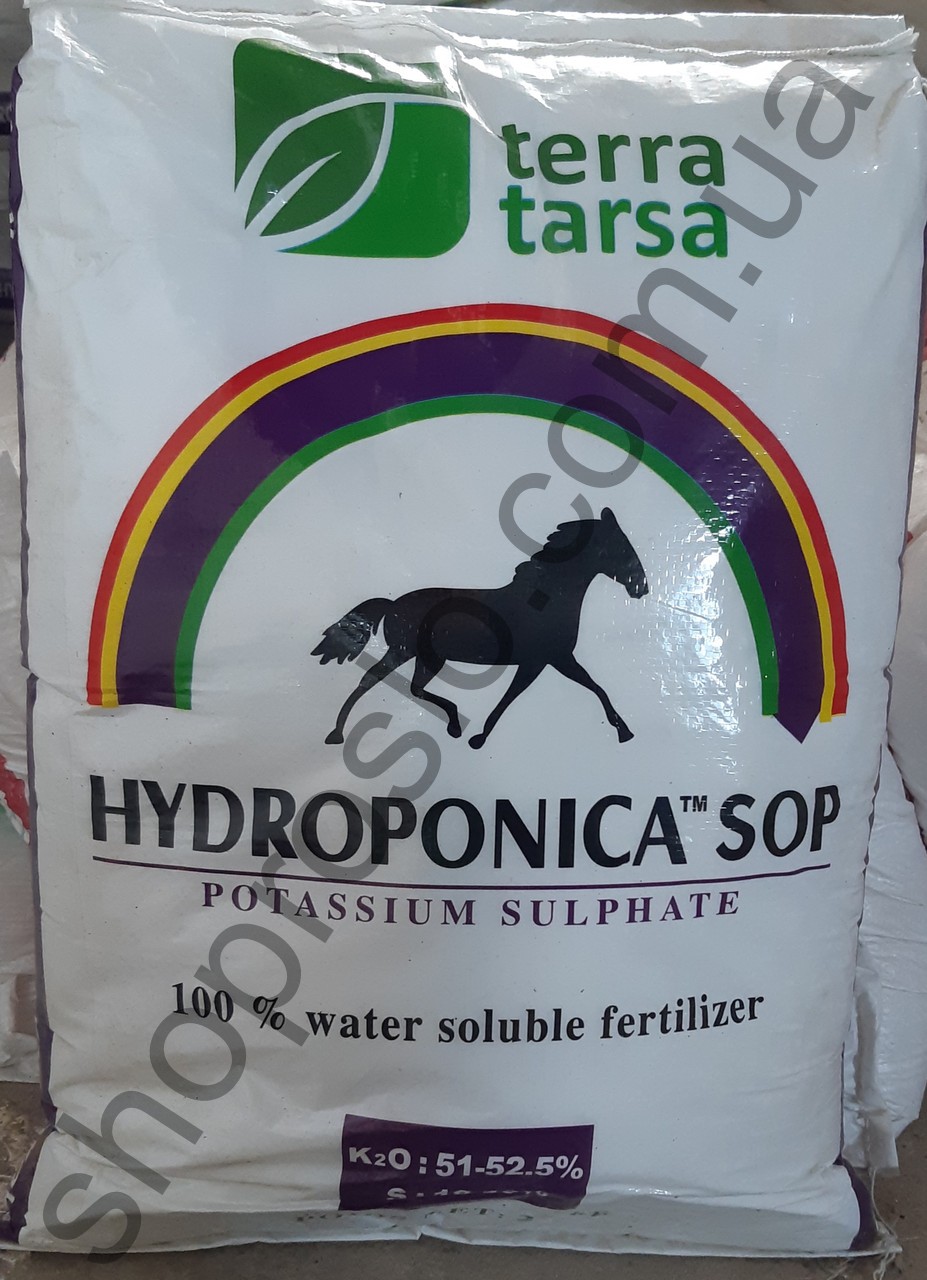 Сульфат Калия Hydroponika SOP, минеральное удобрение, "Doktor Tarsa" (Турция), 25 кг