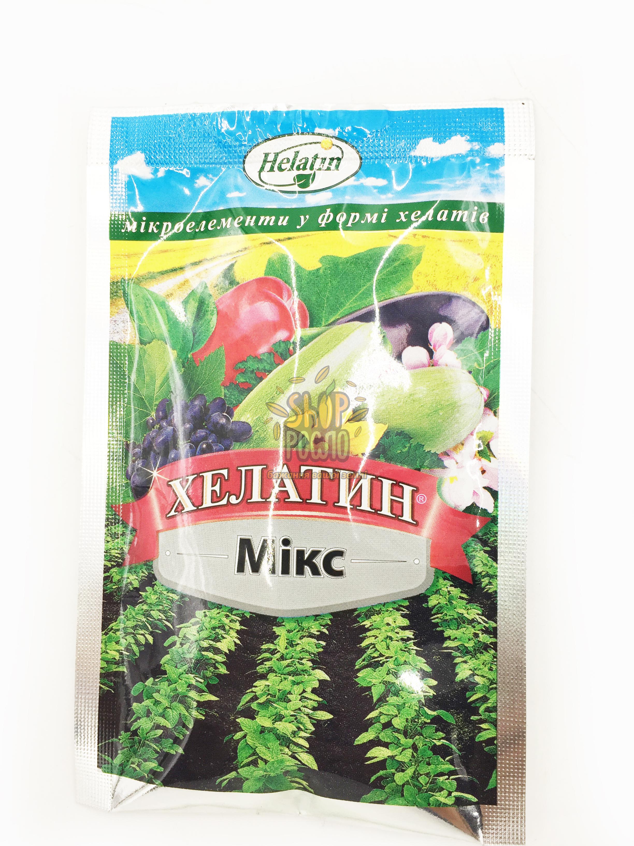Хелатин Мікс, комплексне добриво, ТОВ "Кіссон" (Україна), 50 мл
