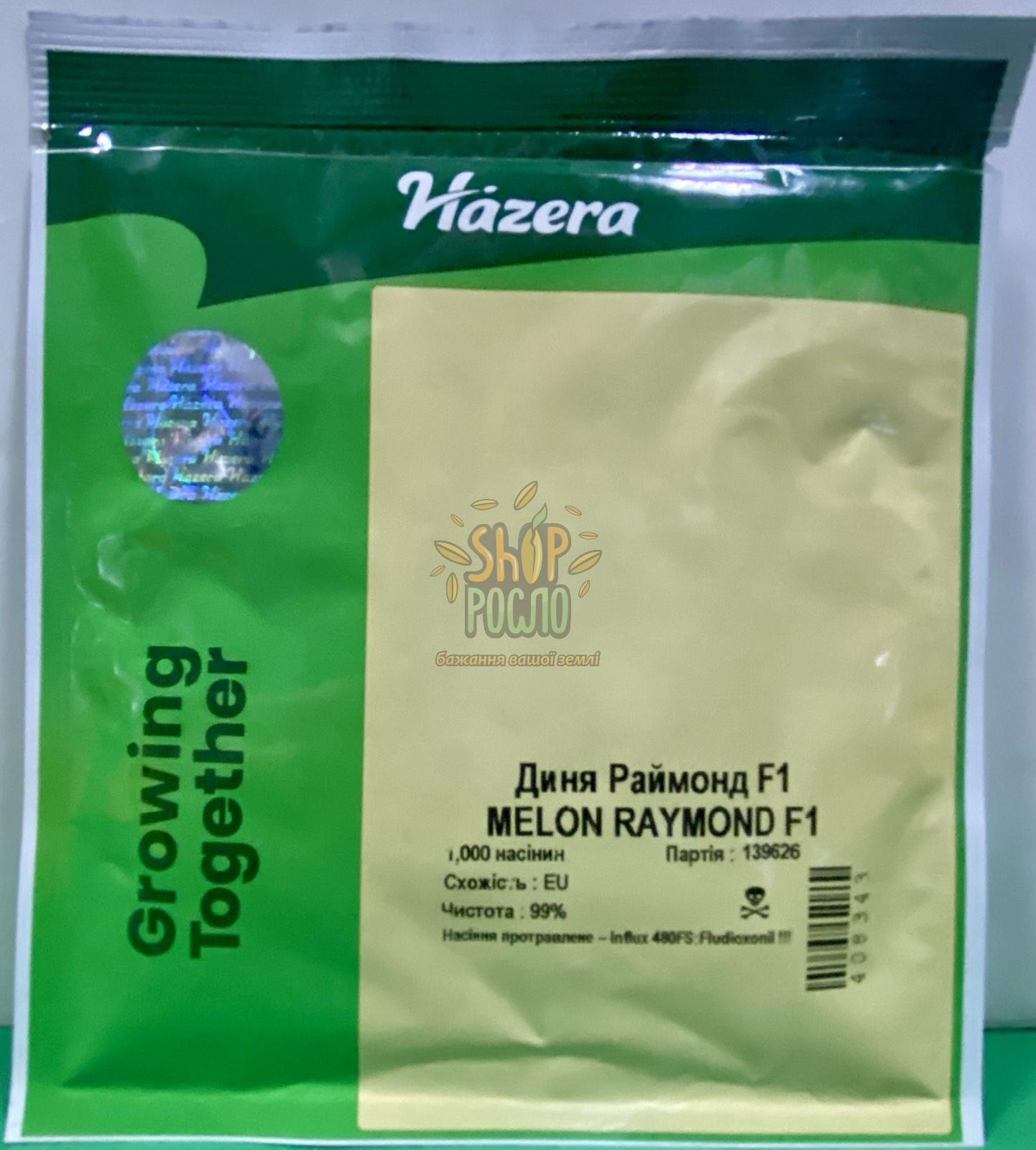 Насіння дині Раймонд F1, середньоранній гібрид, тип Ананас, "Hazera" (Ізраїль), 5 000 шт