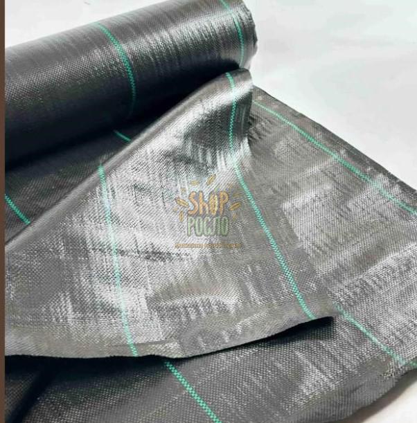 Агротканина поліпропіленова Agreen чорна, щільність 100 г/м2, ширина 3,2  м (Польща), 50 м