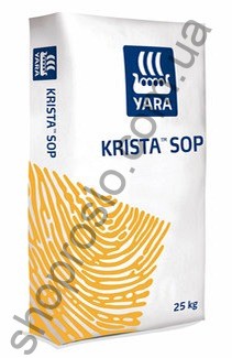 Сульфат Калия Krista SOP, минеральное удобрение, "Yara" (Норвегия), 25 кг