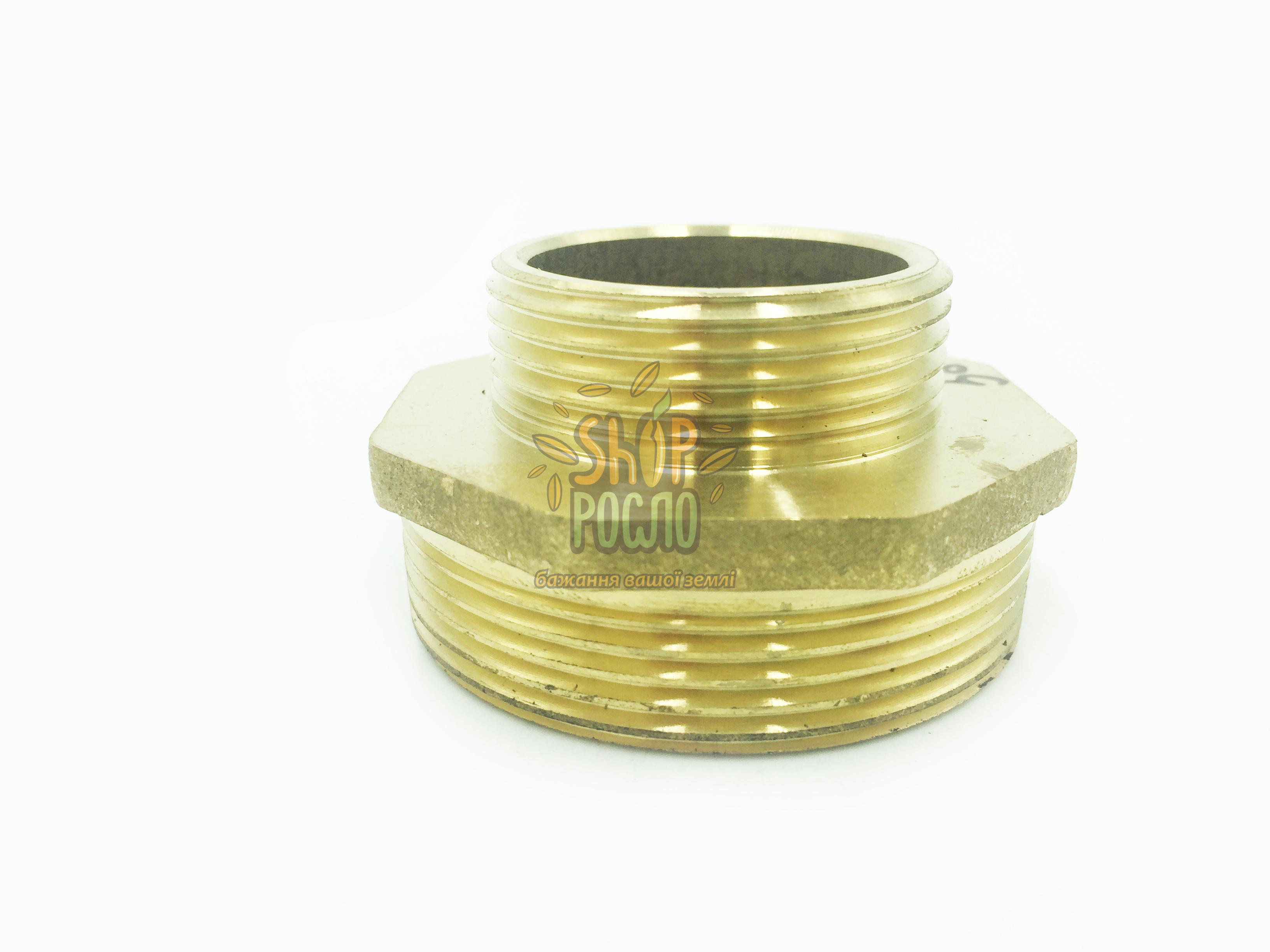 Ніпель нікель латунь 3/4"Н х 1"Н, "STA" (Україна)