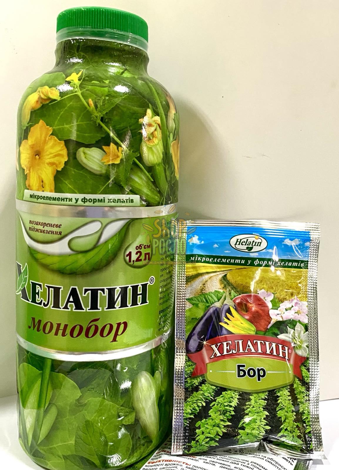 Хелатин Моно Бор, комплексне добриво, ТОВ "Кіссон"  (Україна), 1,2 л