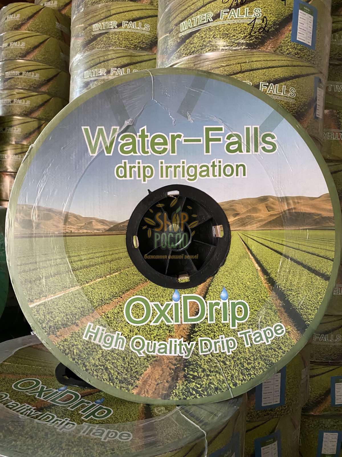Капельная лента Oxi Drip (Корея) 8 mil/10 см, водовылив 1,4 л/ч, щелевая, 2500 м