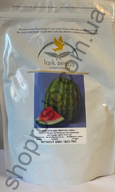 Семена арбуза Ау Продюсер, среднеспелый сорт, "Lark Seeds" (США), 500 г
