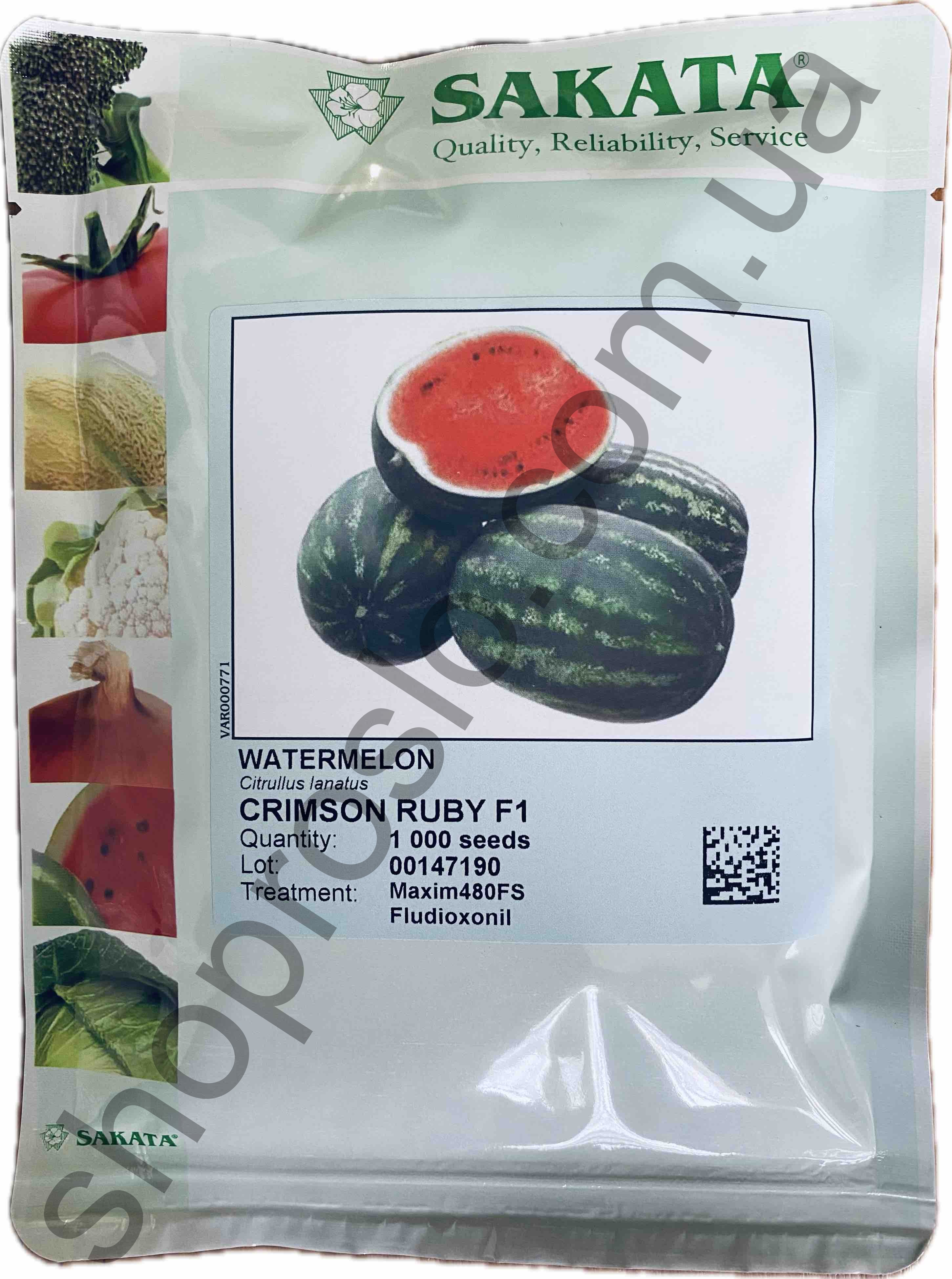 Семена арбуза Кримсон Руби F1, ранний гибрид,  "Sakata" (Япония), 1 000 шт