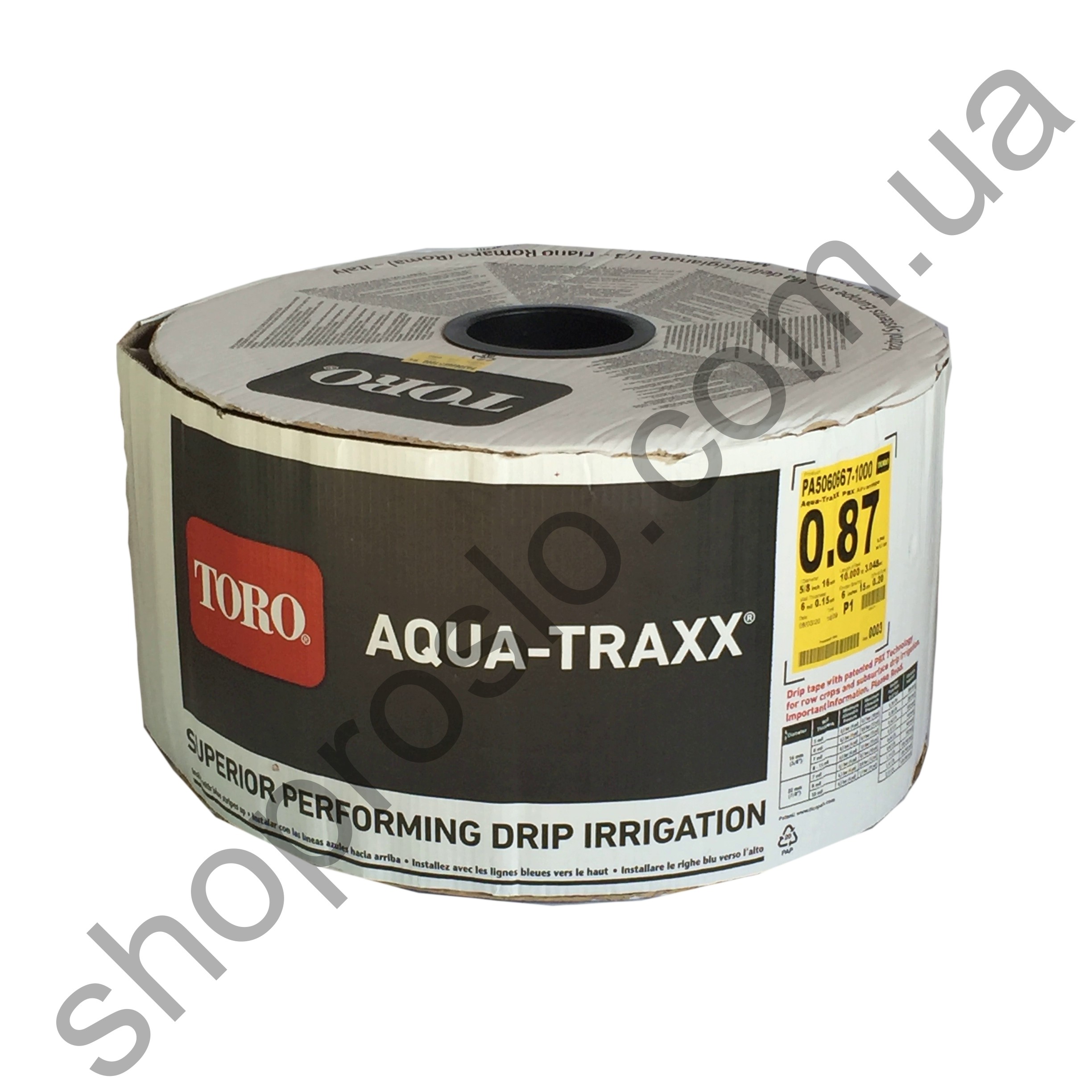 Капельная лента  Aqua-Traxx (Италия) 6 mil/20 см, водовылив 1,41 л/ч, щелевая, 3300 м