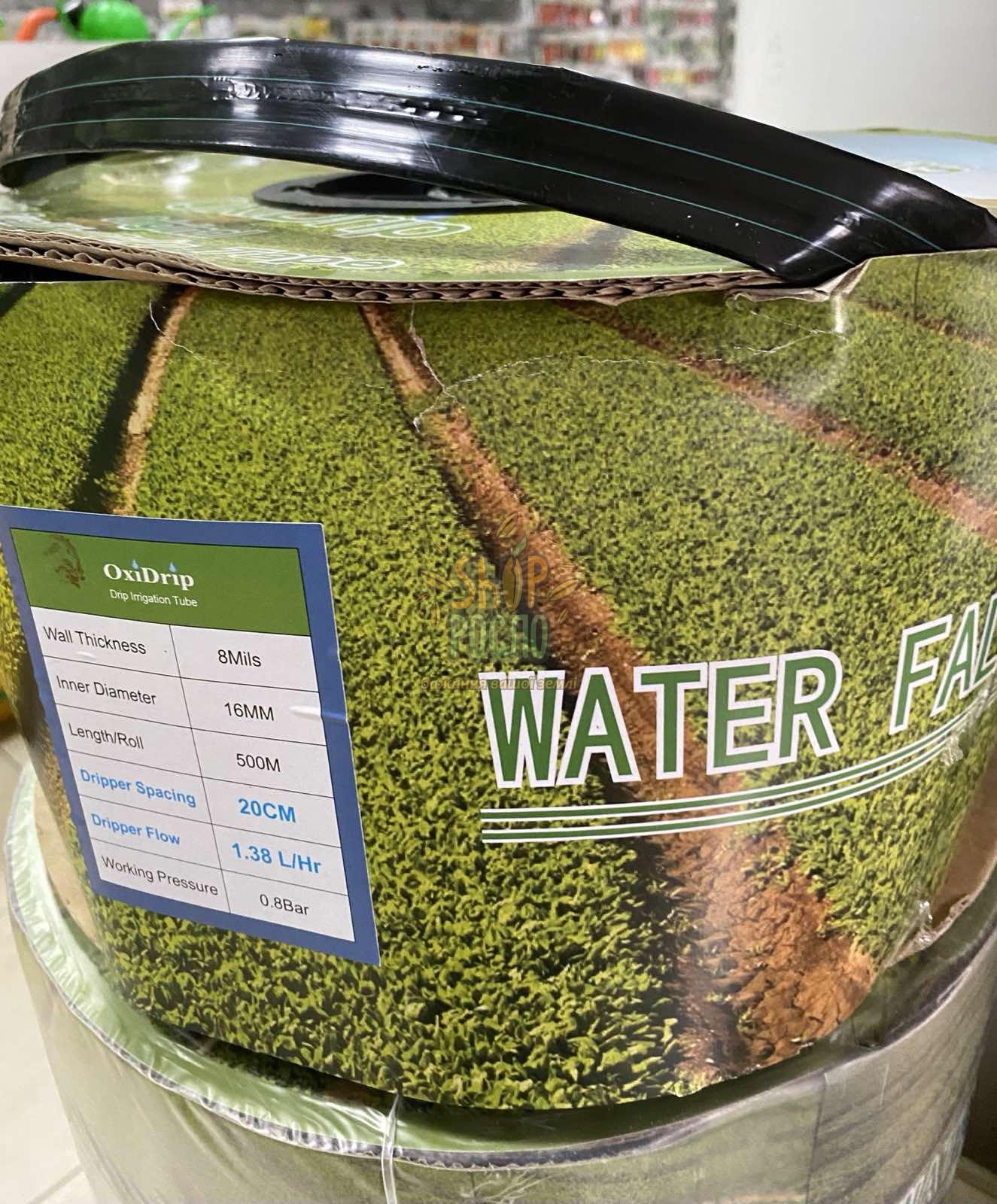 Крапельна  стрічка 8 mil/20 см, водовилив 1,38 л/г, щыльова, 500 м. "Oxi Drip" (Корея)