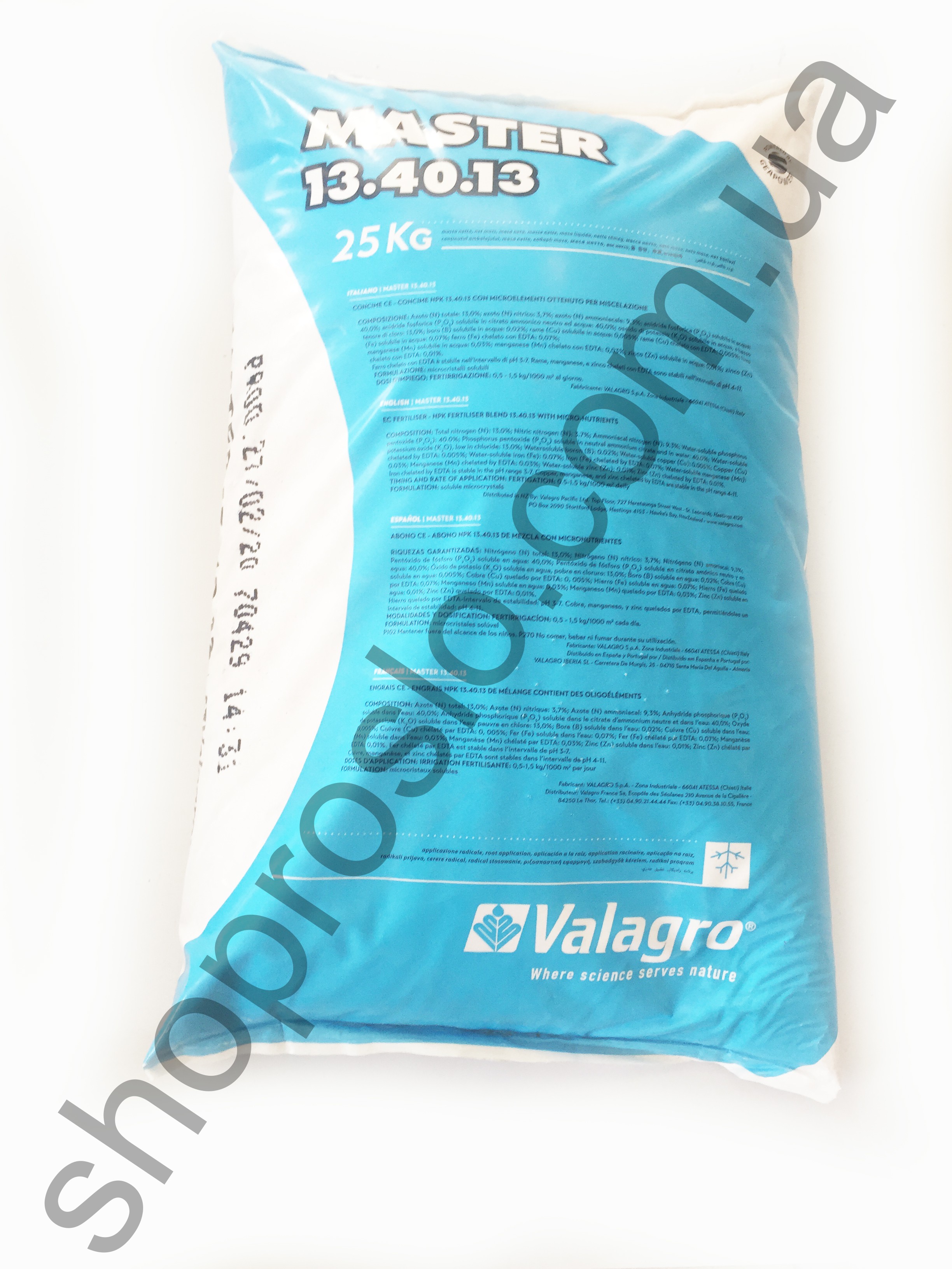 Мастер 13-40-13, комплексное удобрение, "Valagro" (Италия), 25 кг