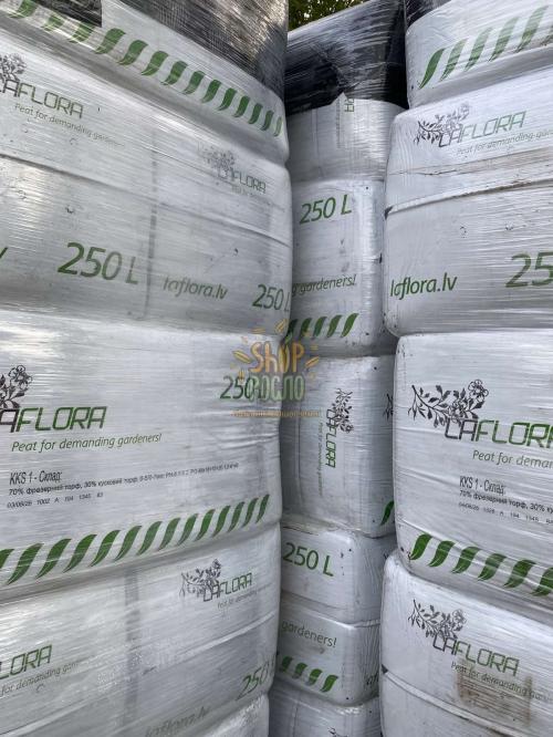 Торф'яний субстрат світлий Ла Флора (La Flora) KKS-1.  250 л, Латвія
