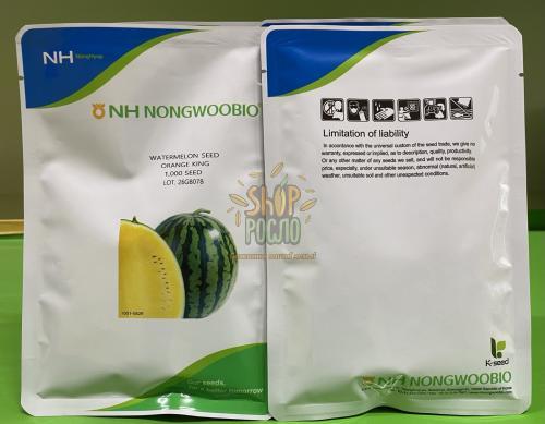 Семена арбуза Оранж Кинг F1, ультраранний желтый гибрид, "NongWoo Bio" (Корея), 1 000 шт