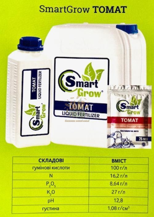 Смарт Гроу Томат, органо-мінеральне добриво, "Agro Optima" (Україна), 1 л