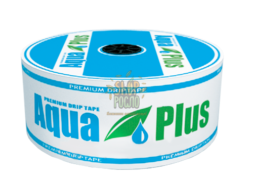 Крапельна  стрічка 8 mil/10 см, водовилив 1,0 л/г, щілинна, 1000 м. "Aqua Plus" (Україна)