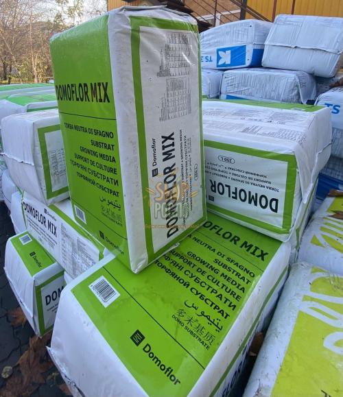 Торф'яний субстрат темний, 250 л Домофлор мікс 3 "DOMOFLOR mix3" , (Прибалтика)