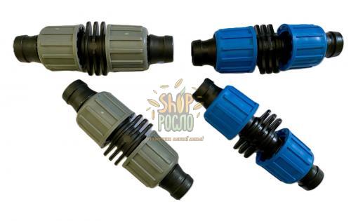 З'єднання ремонтн для стрічки сіре/сине (I-02),  Santeh Plast (Україна)