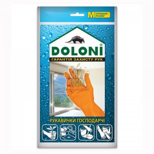 4545 Рукавички господарські латексні, розмір M, Doloni