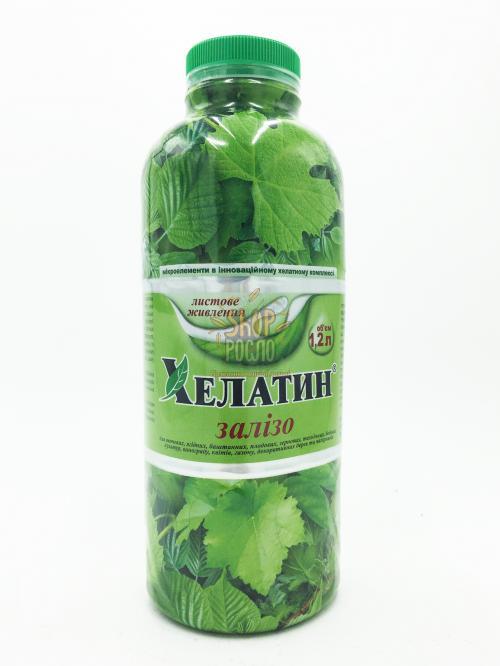Хелатин Залізо, комплексне добриво, ТОВ "Кіссон" (Україна), 1,2 л