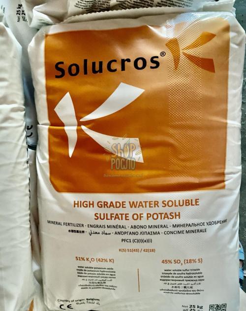 Сульфат Калію, мінеральне добриво, Solucros (Бельгія), 25 кг