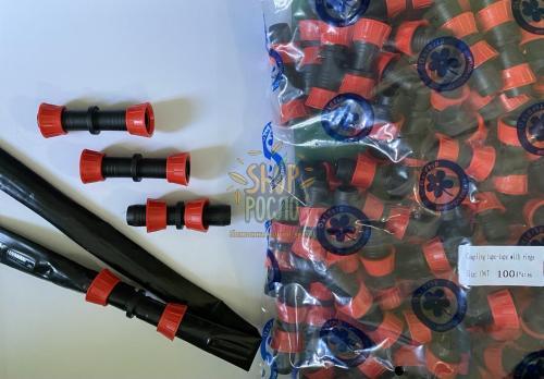 Соединение ремонтное  с кольцами для ленты СИНИЙ, Oxi Drip (Корея)