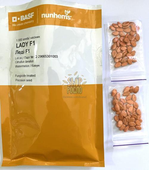 Насіння кавуна Леді F1 ,ранній гібрид, "Nunhems Bayer" (Голландія), 50 шт (Фас)