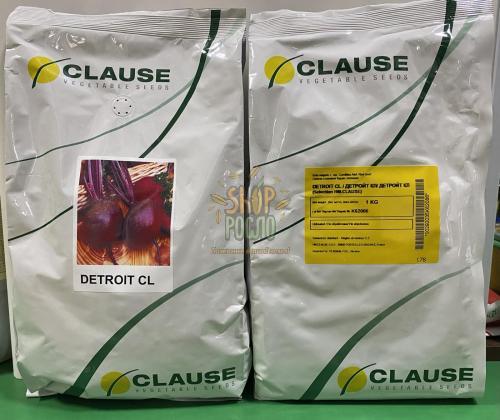 Семена свеклы Детройт, среднеспелый сорт, столовая, "Clause" (Франция), 100 г (Фас)