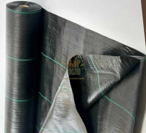 Агротканина поліпропіленова Agreen чорна, щільність 85 г/м2, ширина 1,05 м (Польща), 50 м