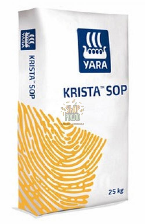 Сульфат Калія, Krista SOP, мінеральне добриво, "Yara" (Норвегія), 25 кг