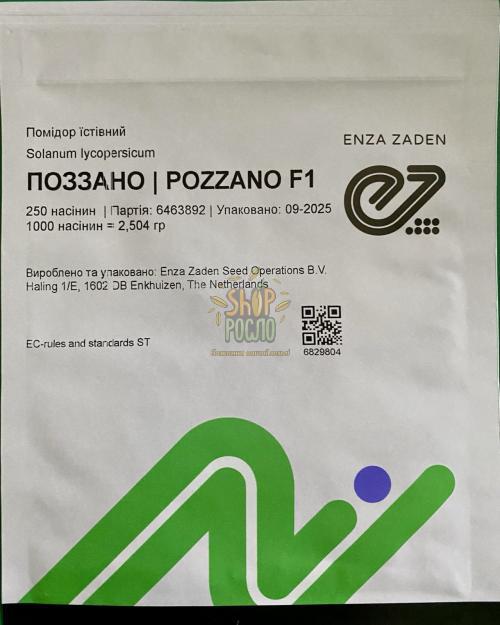 Семена томата Поззано F1 / Позано  F1, индет. ранний гибрид, "Enza Zaden" (Голландия), 250 шт