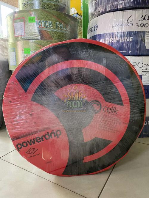 Капельная лента POWERDRIP 6 mil/20 см, вод. 1,6 л/ч, эмиттерная 2500 м.Celik (Турция)