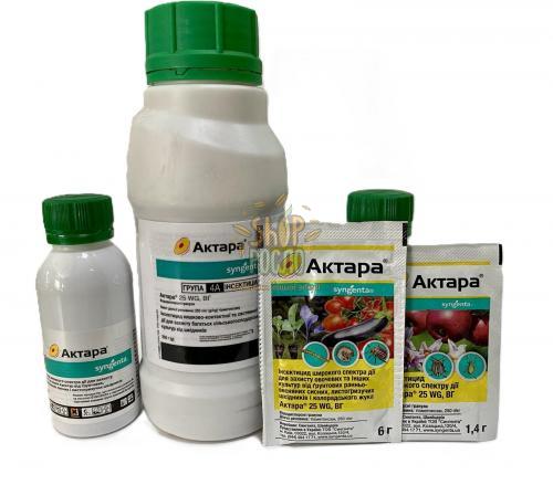 Инсектицид Актара 25 WG, "Syngenta" (Швейцария), 6 г
