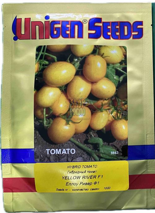 Насіння томату Єллоу Рівер F1, кущовий ранній жовтий гібрид, "United Genetics" (США), 1 000 шт