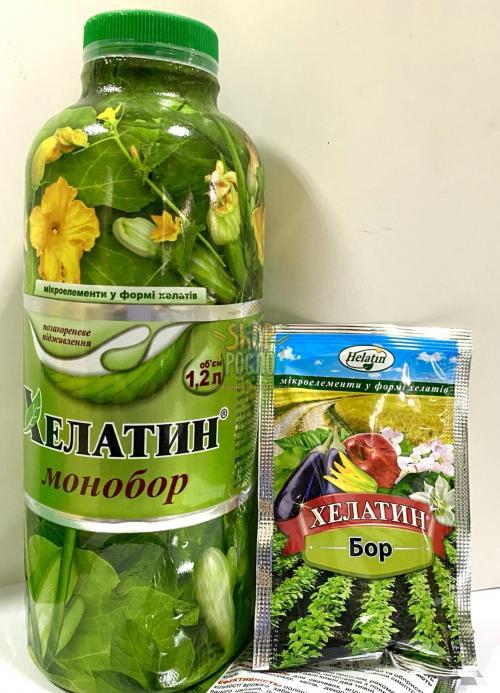 Хелатин Моно Бор, комплексне добриво, ТОВ "Кіссон"  (Україна), 1,2 л