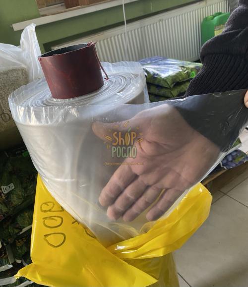 Пленка Полотно вторичка серая, 1400 мм/30 мкм/1000 м "Чистый Город" (Украина)