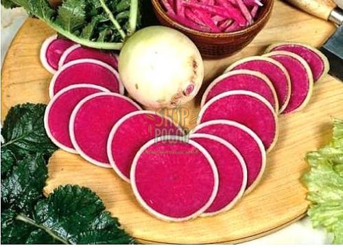 Семена редьки дайкон Красное сердце, ранний сорт, красно-розовая, "Satimex" (Германия), 50 г