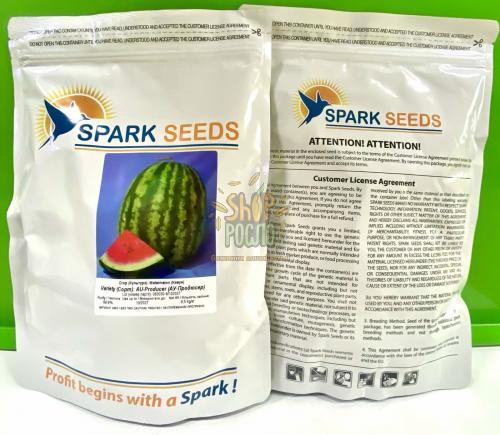 Насіння кавуна  Ау Продюсер, cередньоранній сорт, "Spark Seeds" (США), 500 г