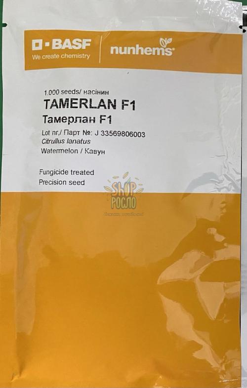 Насіння кавуна Тамерлан F1, середньоранній гібрид, "Nunhems Bayer" (Голландія), 1 000 шт