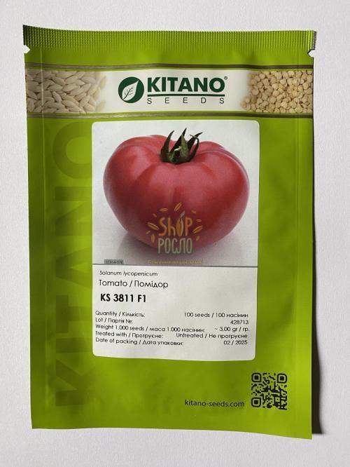 Насіння томату   КС 3811 F1 / KS 3811 F1, індет. ранній гібрид, Kitano Seeds (Японія), 100 шт