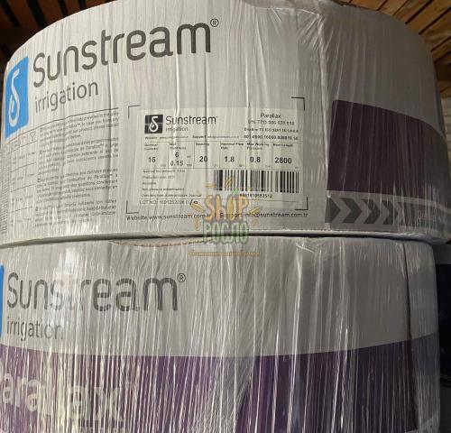 Капельная лента  Sunstream (Турция) 6 mil/20 см, водовылив 1,8 л/ч, щелевая, 2800 м