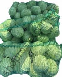 Сетка овощная 450 х 750 (28-30 кг), зеленая, 100 шт (Китай)