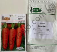Семена моркови Кампино, среднеспелый сорт, "Satimex" (Германия), 500 г