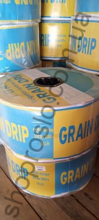 Капельная лента 6 mil/20 см, водовылив 1,6 л/ч, эмиттерная, 3000 м. "Grain Drip" (Корея)