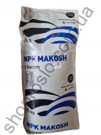 Комплексное NPK MAKOSH c бором, минеральное удобрение, Luvena (Польша), 50 кг
