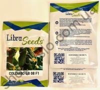 Насіння огірка Коломбо GB 08 F1, ранній, партенокарпічний "Libra Seeds" (Італія), 1 000 шт