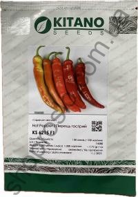 Семена перца горького  КС 6215 F1 / КS 6215 F1, ранний длинный, Kitano Seeds (Япония), 100 шт