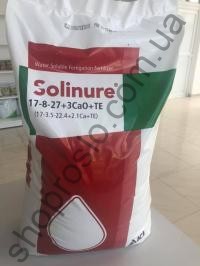 Солинур (Solinure) 17-8-27+3CaO+TE, компл. удобр., "ICL Specialty Fertilizers" (Голландия), 25 кг
