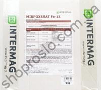 Микрохелат Железа Fe-13 (EDTA)  , хелатное удобрение, Интермаг (Польша), 5 кг