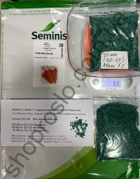 Насіння моркви Абако F1, надранній гібрид, "Seminis" (Голландія), 25 000 шт (2,2-2,4) (Фасов)